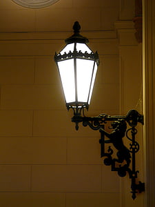 lantaarn, licht, lamp, verlichting, het platform, elektrische lamp