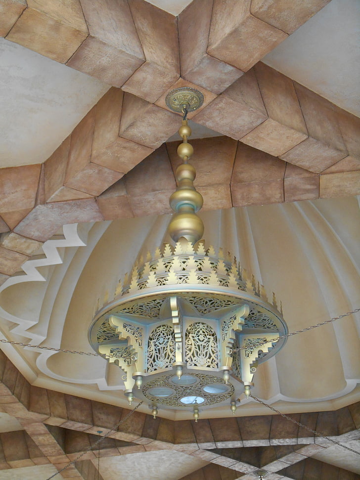 Arabian, lys, Disney sea, arkitektur, berømte sted