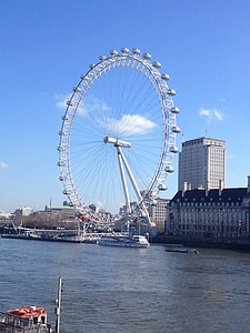 perjalanan, London, London eye, Pariwisata, pemandangan kota
