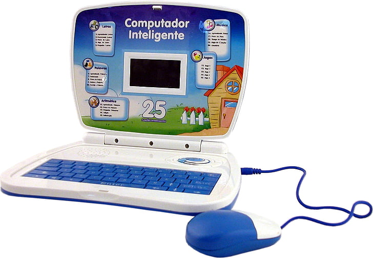 giocattolo, computer, computer bambino, gioco imparare, tecnologia, Internet