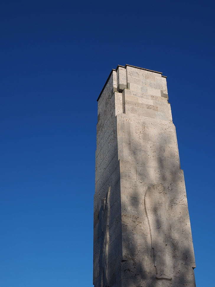 Monument, Pilar, memorial de la guerra, Torre, pedra, arquitectura, nova ulm