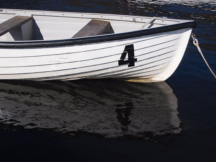Rudern, Boot, See, Wasser, Nummer 4, im freien, Tourismus