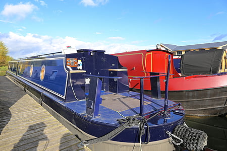 Marina, langes Boot, Kanalboot, Wasser, Boot, Hausboot, britischen Wasserstraßen