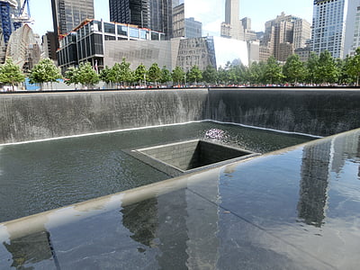 Ground zero, monument, USA, New york, World trade center, Manhattan, USA