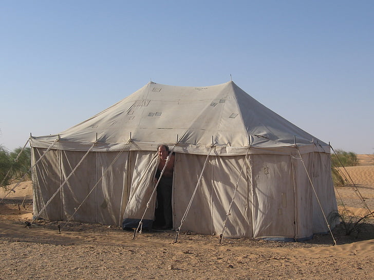 sabbia, deserto, tenda
