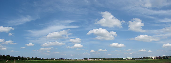 небе, фон, фон, синьо, изглед, околна среда, cloudscape