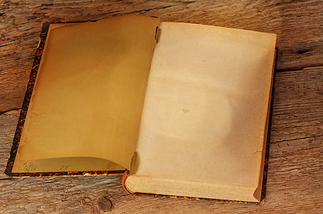 Cartea, vechi, Antique, pagini, pagini goale, pagini de carte, masa din lemn