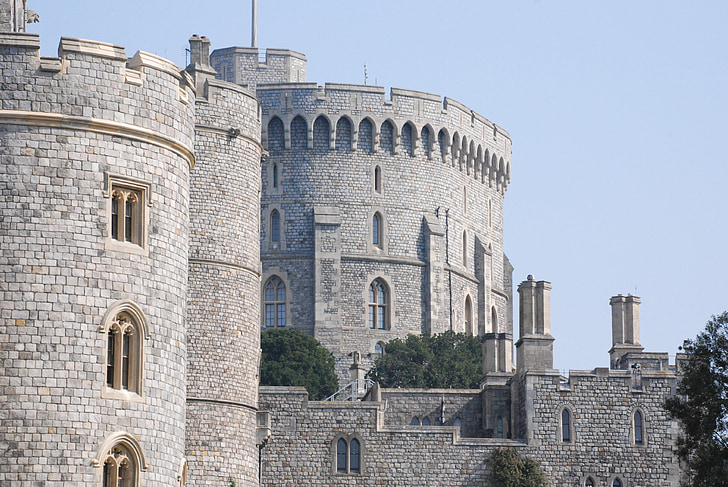 Windsor castle, Royalty, historiske, vartegn, gamle bygning, Storbritannien