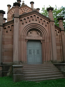 Frankfurt, kyrkogården, grav, minne, Fira, monumentet, Memorial