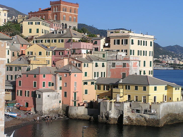 boccadasse, Genova, selo, krajolik