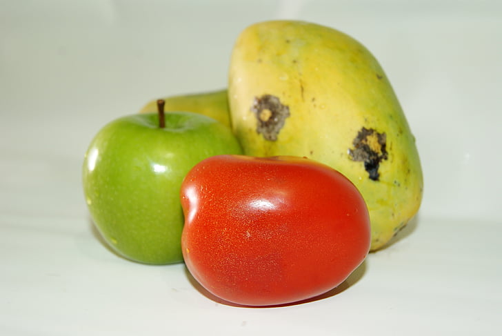 frutas, vegetal, produtos hortícolas, tomate, Apple, manga, comida