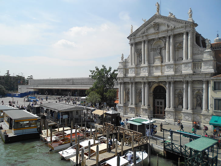 Venedig, Gondel, Tourismus, venezianische, Venezia, Kirche, Santa Maria di nazareth