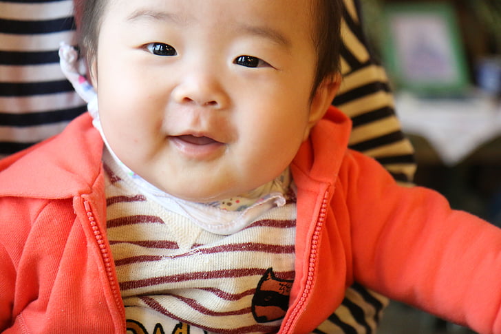 bébé nouveau-né, bébé, Smile, maman, jojunwoo, garçons, 6 mois de la vie