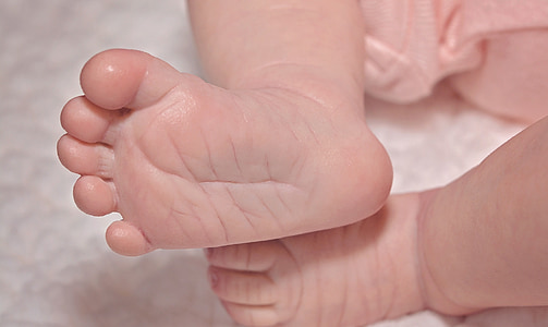 noge, bebi stopala, beba, deset, novorođenče, ljudski, malo dijete