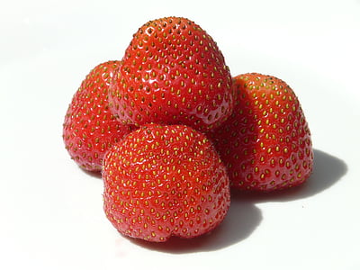 jordgubbe, frukt, Söt, Berry, röd, läckra, mat