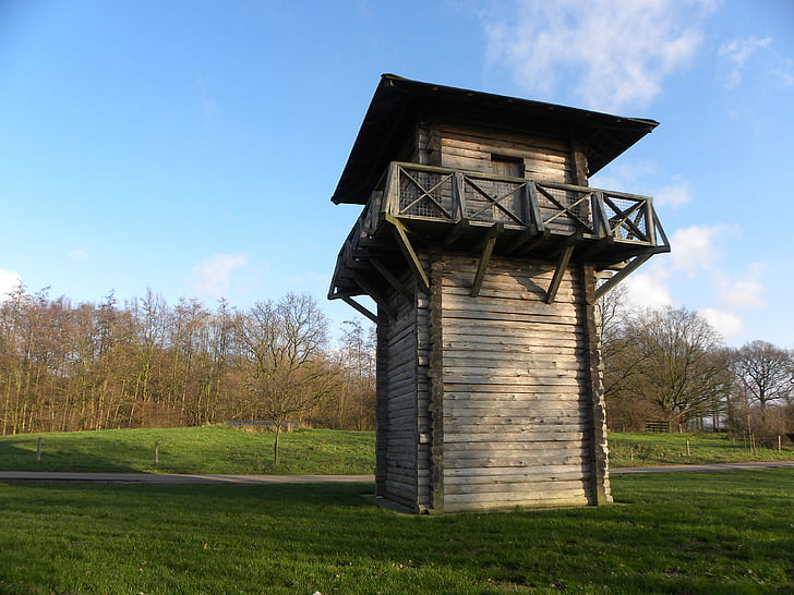 Romani, Torre di guardia, combattimento, Bunnik, Castellum, in legno, Torre