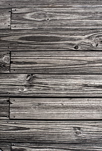フロアー リング, 板, 黒と白, 粒, 夏, 午後, 木製