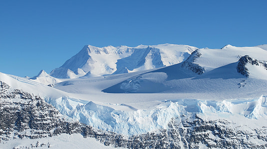 Элсуорт горный хребет, Антарктида, снег, лед, пейзаж, Южный полюс, Полярный