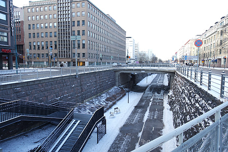 Helsinki, Phần Lan, thành phố, thành phố lunacy, Bridge, một nghìn, sông ngòi
