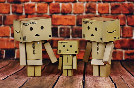 family, parents, child, danbo, cute, funny, figures