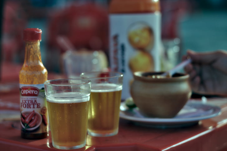 õlu, lõbus, nädalavahetusel, puljong, sururu, Bahia