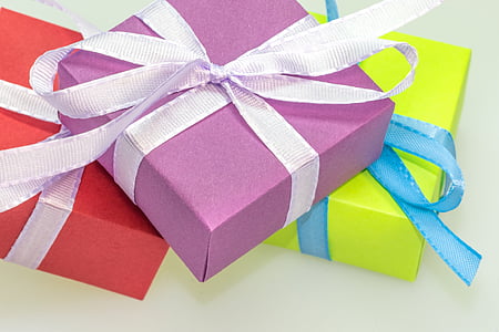 darček, balíky, vyrobené, slučka, paket slučky, Vianoce, Vianočné dekorácie