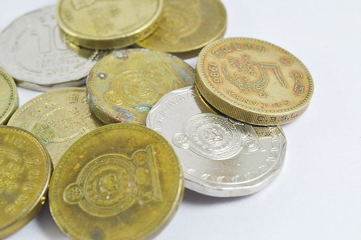 mønter, valuta, penge, Penny, kontant, rigdom, ejendom