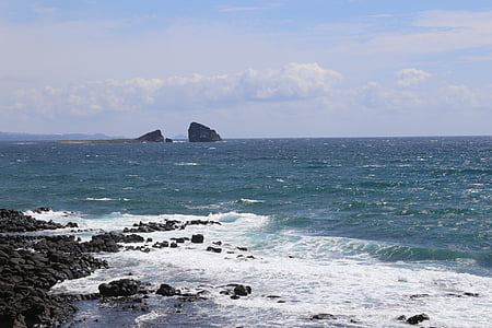 Jeju island, bølger, Brødrene ø