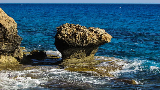Roca, Mar, l'aigua, natura, Costa, Costa, Geologia
