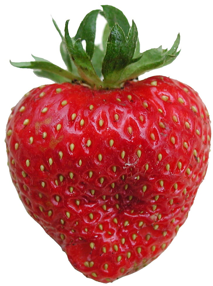 jordgubbe, välsmakande, Frisch, frukt, röd, Berry, nut