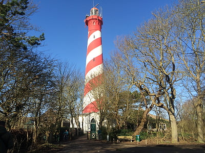 lighthouse, white, red, heritage, light, beacon, coast