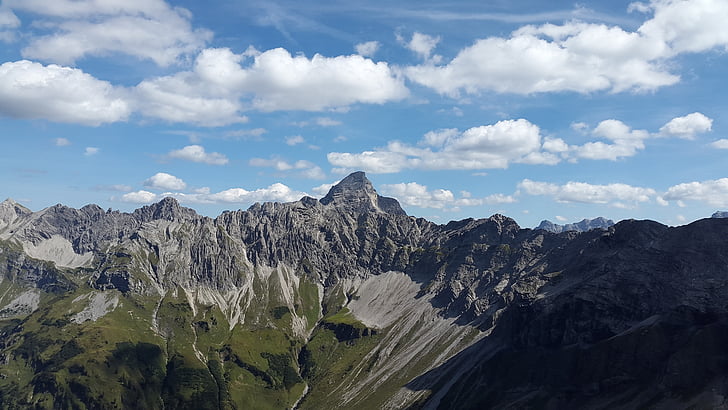 hochvogel, Allgäu, vuoret, Oberallgäun, Alpine, Allgäun Alpeille, Patikointi