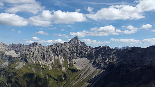 hochvogel, allgäu, ภูเขา, oberallgäu, อัลไพน์, allgäu alps, เดินป่า