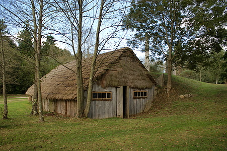 家, 干し草の山, 木材