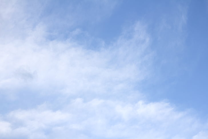 sky, clouds, blue
