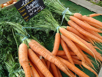 wortelen, groenten, markt, landbouw, plantaardige, voedsel, wortel
