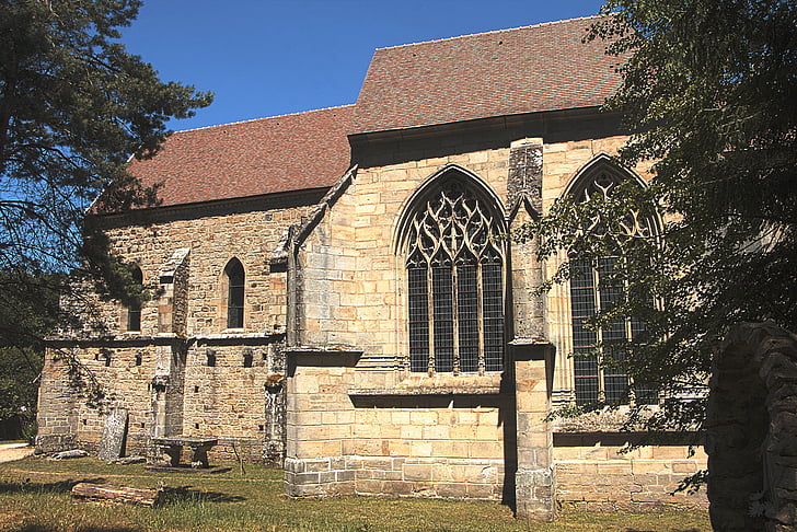 Priorado val st-Bento de epinac, Mosteiro, Monumento, património, monumentos religiosos, França, Igreja