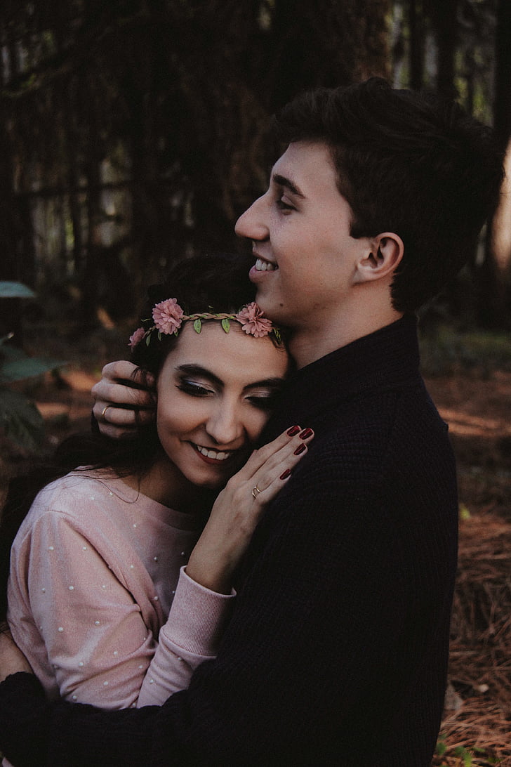 affection, couple, fashion, girl, love, man, outdoors