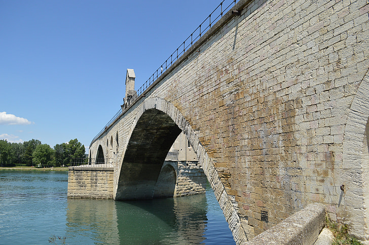 Avignon, brug, het platform, Europa, Frankrijk, Provence, reizen