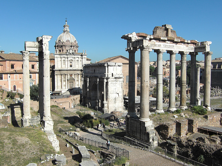 Forum, Roma, İtalya, Roma, Foro romano, Romalılar, eski