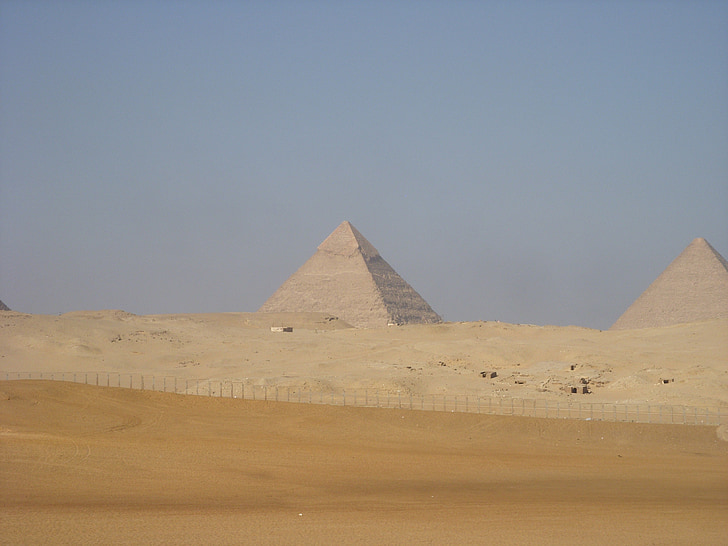 pyramidit, Egypti, Desert