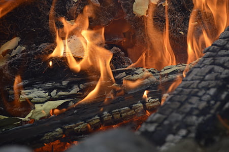 火, 書き込み, キャンプファイヤー, 炎, 薪の火, 炎の暖炉, バーナー