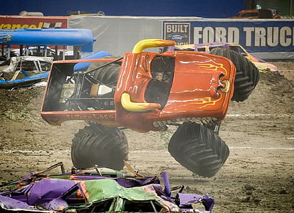 El toro loco, camion de monstre, véhicule à moteur, concours, confiture de monstre, Motorsport, événement