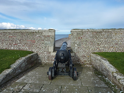cannon, gun, fort, weapon, old, defense, artillery