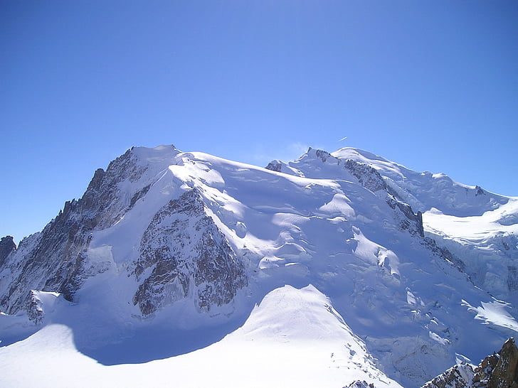 Mont blanc, Mont blanc du tacul, Chamonix, alpin, neige, montagnes, haute montagne