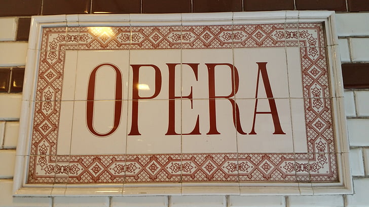 Опера, Венская государственная опера, Станция Opera, метро