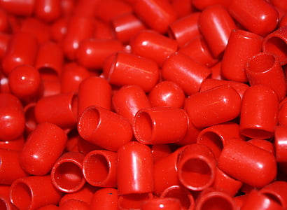 capace, din material plastic, Red