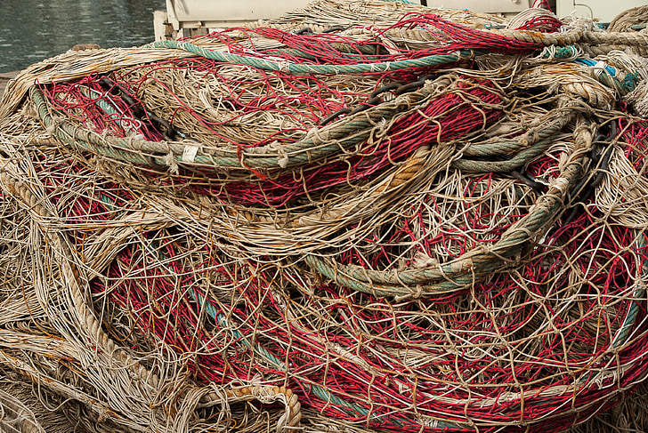 fishing nets, fishing, rope, fisherman, fishing port, commercial Fishing Net, fishing Industry