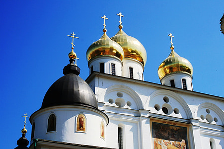 Catedral, Iglesia, histórico, edificio, religión, ortodoxa rusa, arquitectura