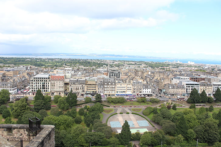 Edinburgh, hrad, cestování